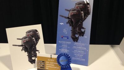 To Βραβείο Kαινοτομίας IBEX κατέκτησαν οι νέες εξωλέμβιες μηχανές Suzuki DF25A και DF30A.
