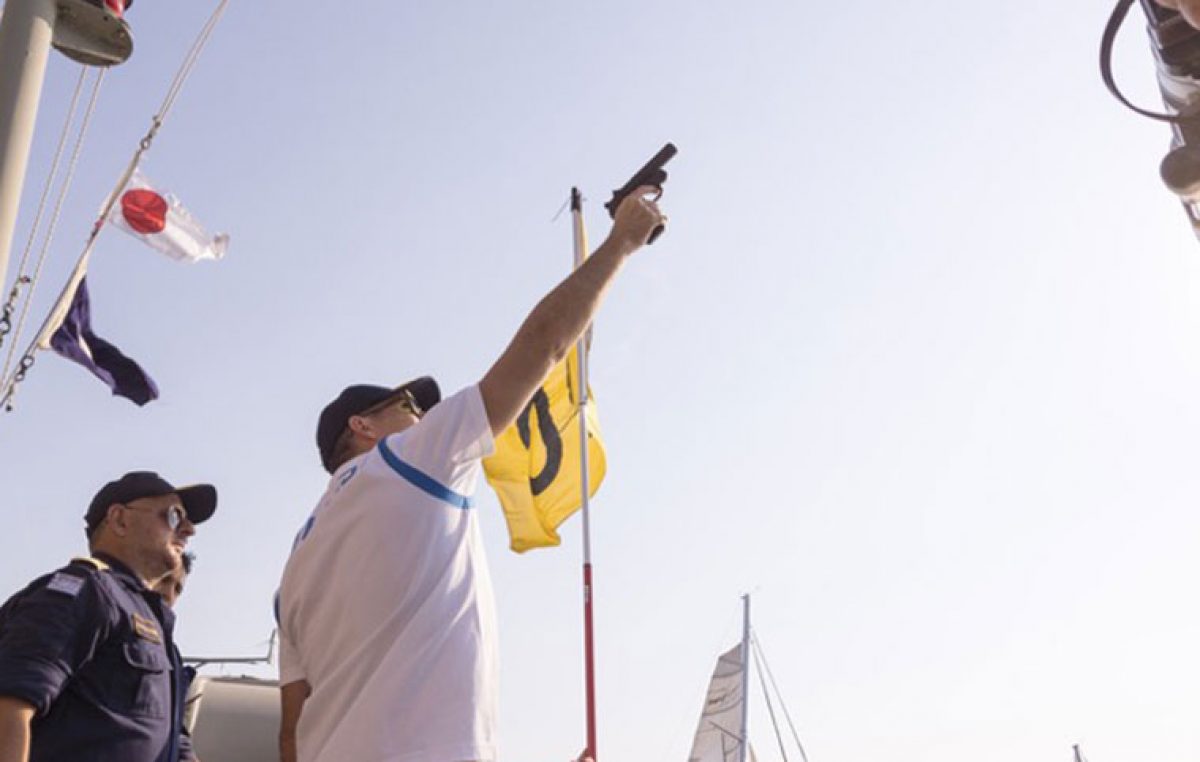 Ο Ολυμπιονίκης Σπύρος Γιαννιώτης έδωσε την εκκίνηση στο 54ο Ράλλυ Αιγαίου