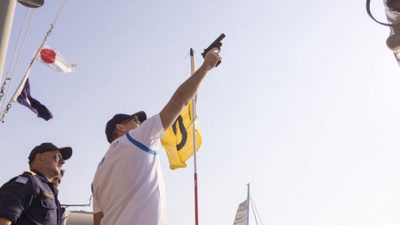 Ο Ολυμπιονίκης Σπύρος Γιαννιώτης έδωσε την εκκίνηση στο 54ο Ράλλυ Αιγαίου